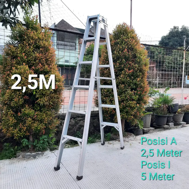 Tangga Lipat Jumbo Multifungsi Kuat & Kokoh Bahan Baja Ringan 6