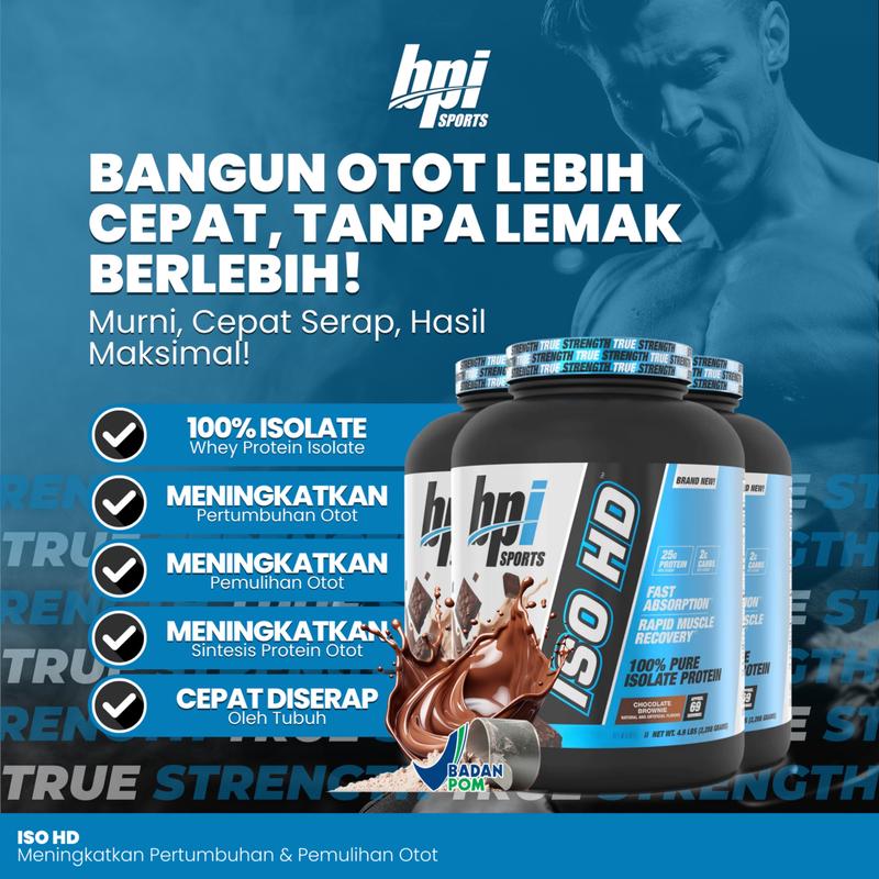 BPI Sports ISO HD 5 Lbs Whey Protein Isolate BPOM 2