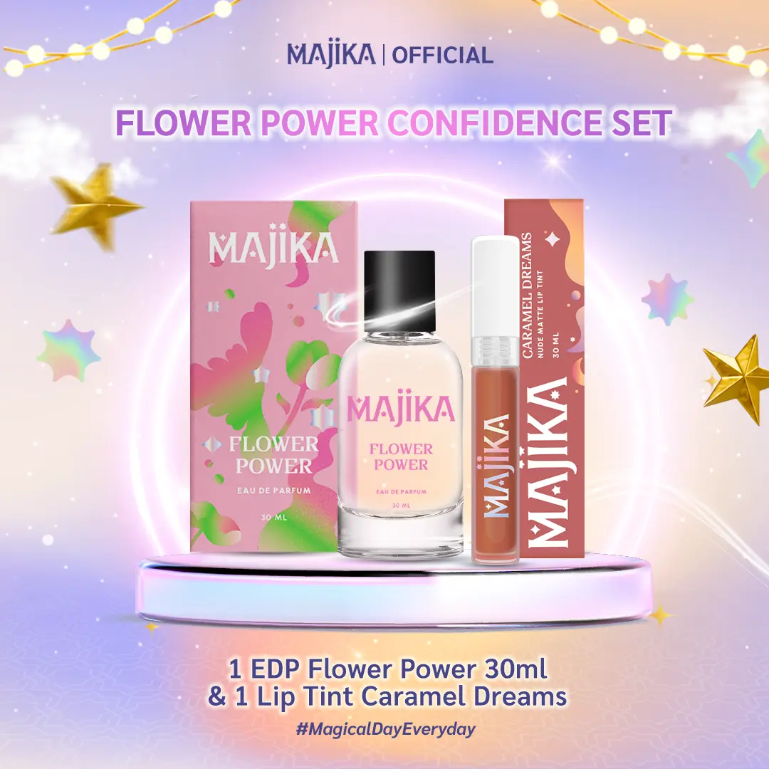 Parfum Flower Power Classic Collection + Lip Caramel Dreams
