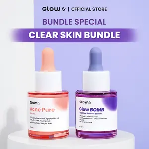 [Clear Skin Bundle] 1 PCS GLOW FX Acne Pure Serum + 1 PCS GLOW FX Glow Bomb Serum