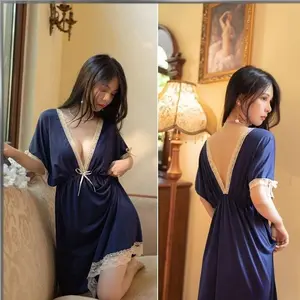 Hot Moon -Sleepwear Dress Tidur Lingerie Wanita - Baju Dinas Malam Wanita - Sexy Dress - Dress Lingerie Gaun Malam - COD - Promo