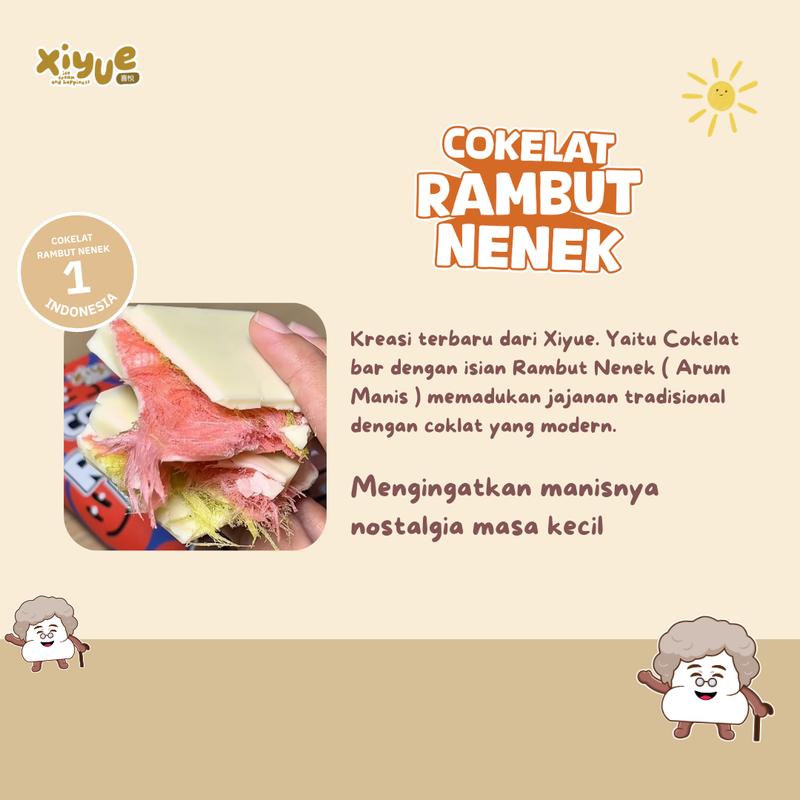 Cokelat Rambut Nenek By Xiyue / Cokelat Viral / Arum Manis 2