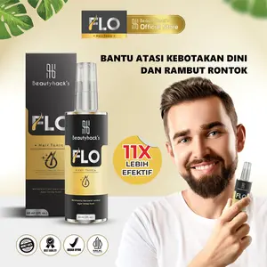 FLO HAIR TONIC | MENUMBUHKAN RAMBUT KEBOTAKAN DINI | BPOM