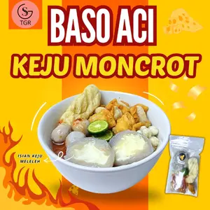 BASO ACI KEJU MONCROT 1 BKS KEMASAN EKONOMIS HOT MELT KUAH KALDU INSTAN FOOD