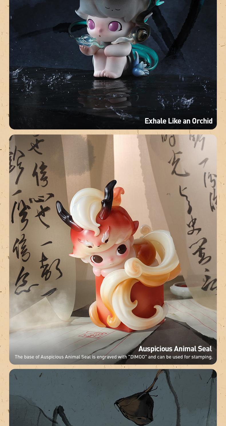 Product Introduction of POP MART, DIMOO Stories in the Cup Series Figures Blind Box, Mystery Box, Collection Toy, Action Figure, Popular Gift，Collectible Figure, Decoration, Design Dolls 7