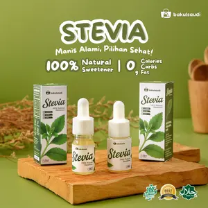 Stevia Cair Pemanis Alami 100% Alami Tanpa Gula Stevia Liquid Natural Sweetener Pengganti Gula