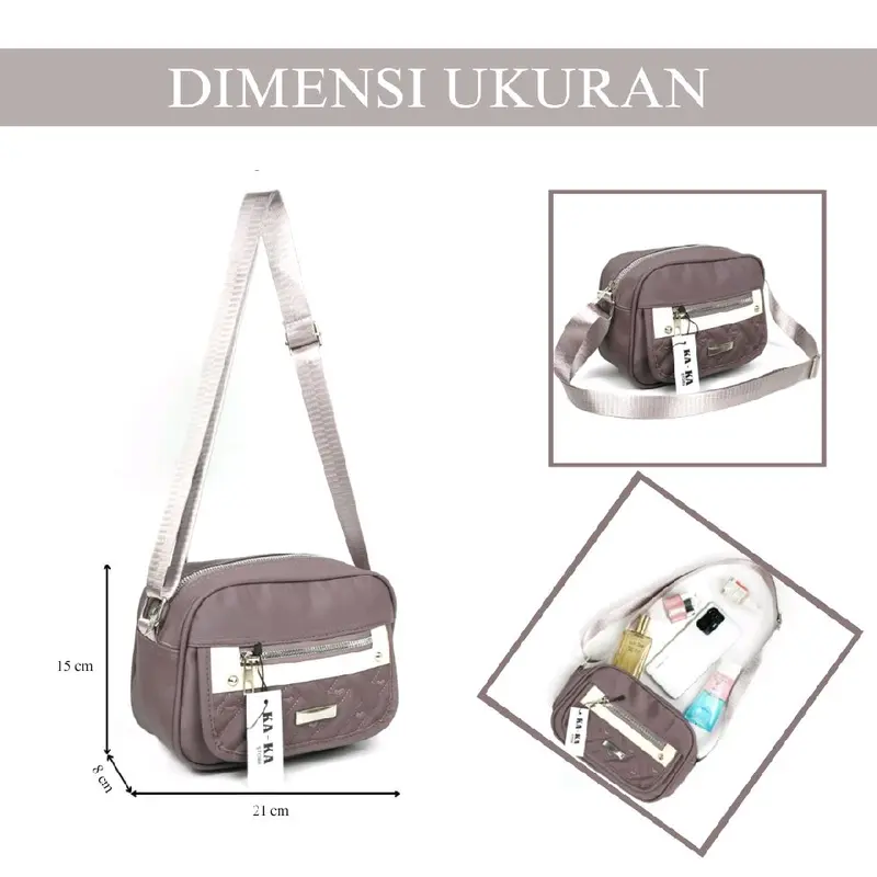 K-K Tas Selempang Wanita / Sling bag wanita Terbaru Model Kekinian 1