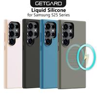 Gambar Case Getgard Colors MagSafe Casing Liquid Silicone Compatible with Samsung Galaxy S25 Ultra Plus Silikon Magnetic - Black, S25 Plus dari GET-WID Kota Administrasi Jakarta Barat 1 Tokopedia