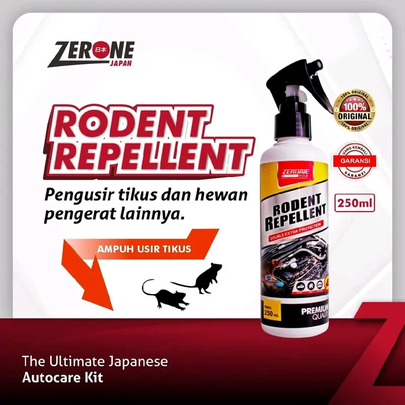 Paket ZERONE RODENT REPELLENT CAIRAN PENGUSIR TIKUS UNTUK MOBIL ANTI TIKUS PALING AMPUH 1