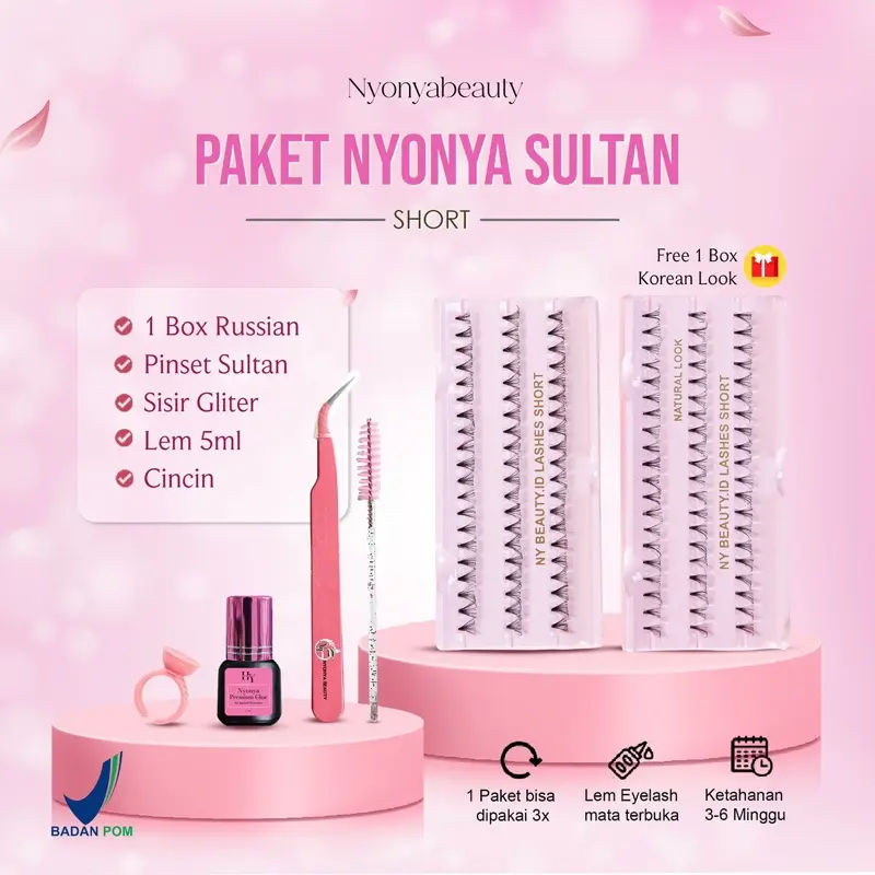 Paket Nyonya Sultan / Paket Eyelash Extension /  Lashes