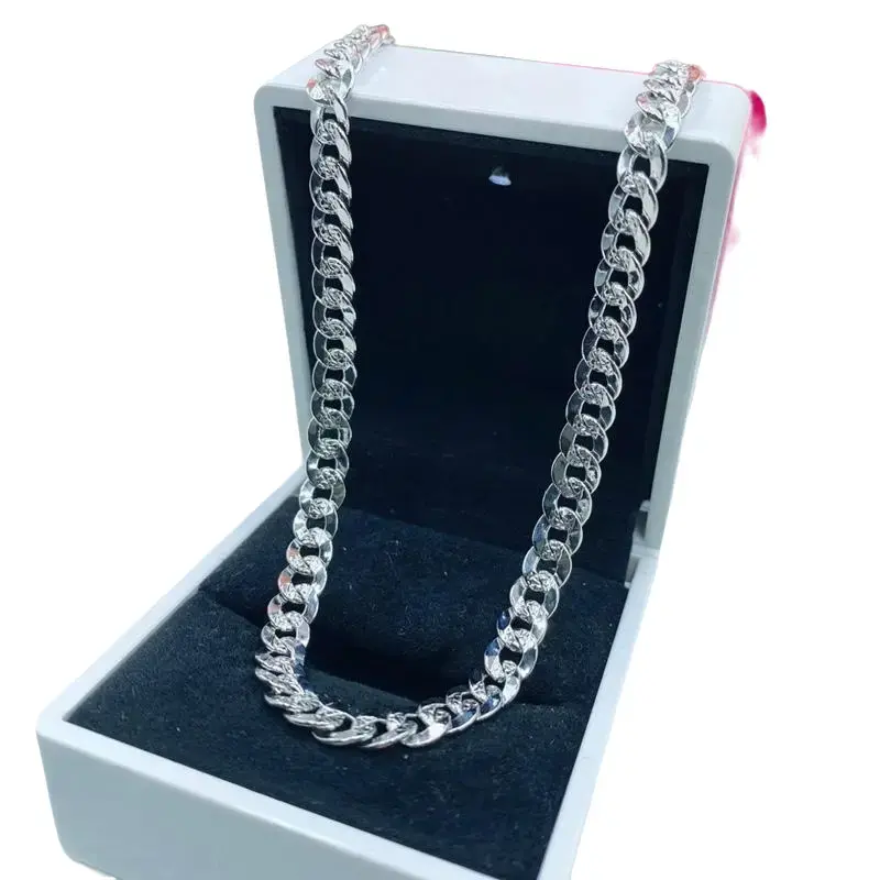 Dây Chuyền Khuyên Lật - Mạ Bạch Kim Si Kim 3 Lớp