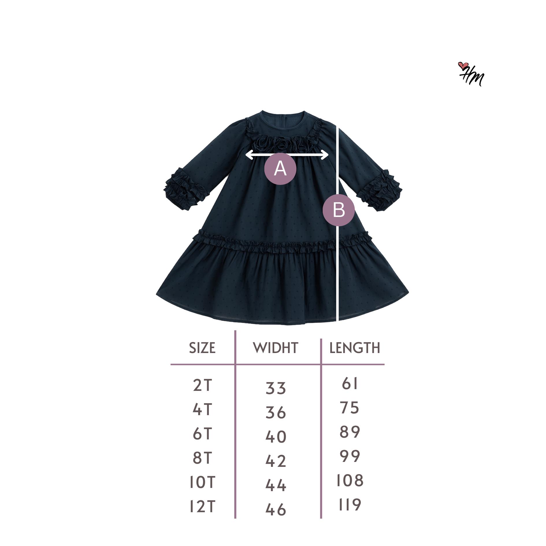 [HELLOMINI] 2-12T Maryam Dress Katun Gamis Anak Perempuan Eid Lebaran 2026 Terbaru HMN58 Salur