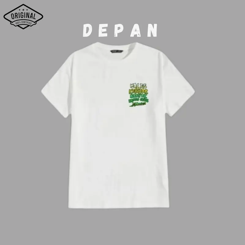 ZULMY - Kaos FF Males Keluar Banyak Kroco Cees Versi SG Emerald Terompet - Tshirt Anak Unisex - Kaos Katun Combed Viral 5