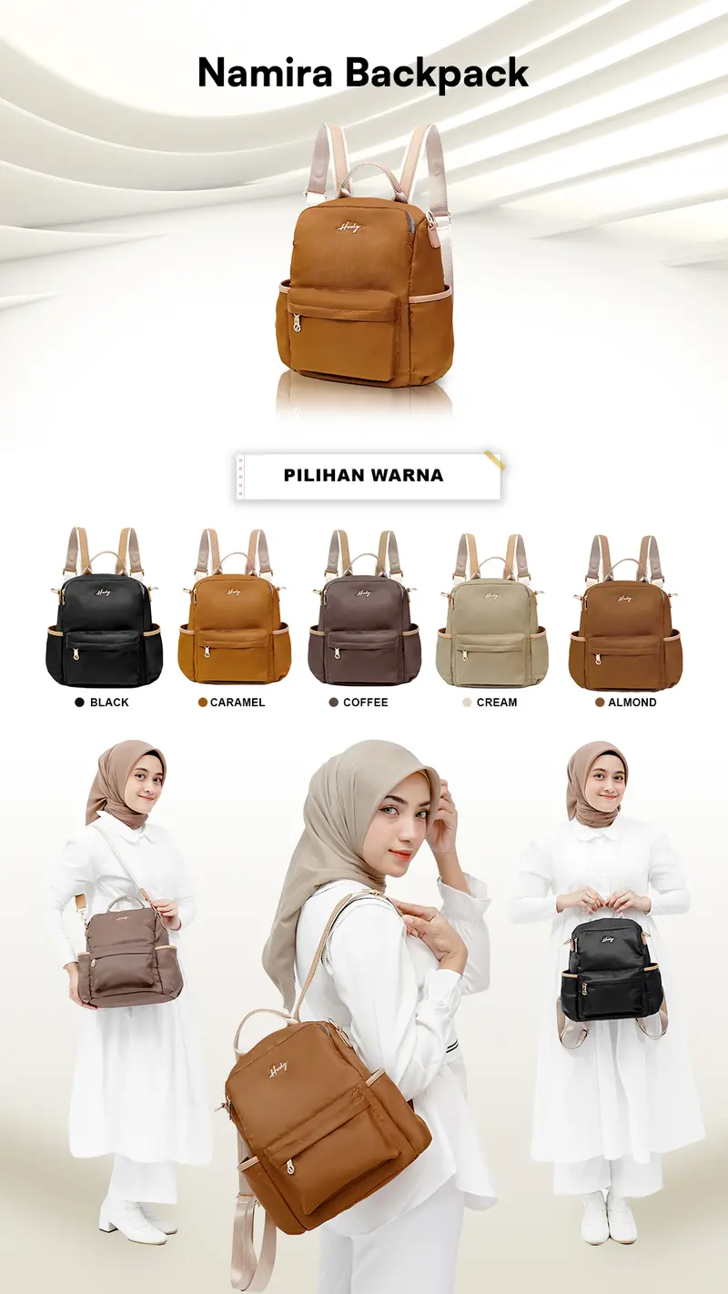 Hody Tas Ransel Wanita Sling Bag in Korean Style Backpac