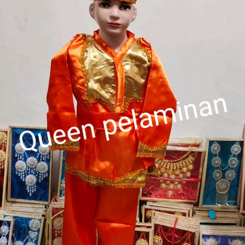 Baju padang/minang anak laki laki ukuran TK, SD, SMP, dan SMA sesuai gambar 4