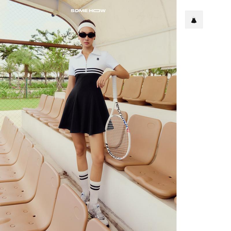   Giá Live Độc Quyền  Đầm Ngắn Dual Ace Polo Sport  Chất Vải Thun Cotton Thoải Mái ,WDN152,SOMEHOW 