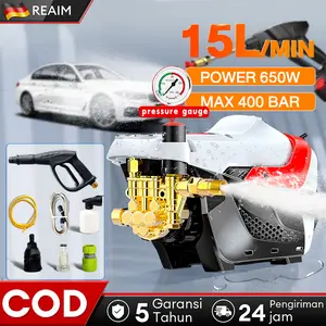 Reaim 400Bar 650W Induksi Mesin Cuci Mobil TekananTinggi / Pembersih Jet Sepeda Motor & Mobil BerkualitasTinggi