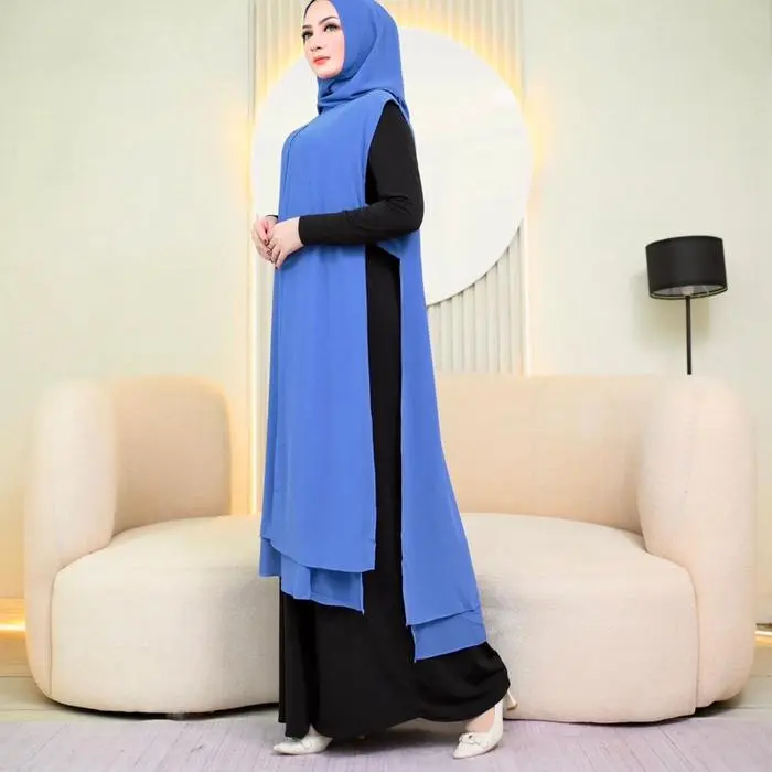 JILBAB INARA POLOS  | rompi hoodie | hijab rompi | ceruty | syar'i | kerudungparis |jilbabsegiempat |kerudungsegi4 Muslim Panjang Syari Layer