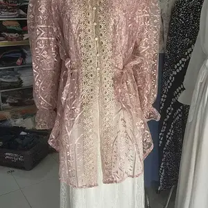 Outer brokat premium kondangan wisuda tunangan lengan panjang tunik