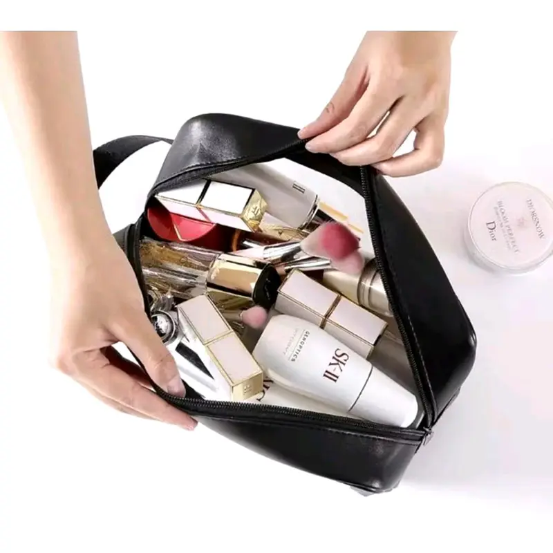 TAS KOSMETIK TRANSPARAN / POUCH MAKE UP / WASHBAG POUCH / TAS MAKE UP WATERPROOF 5