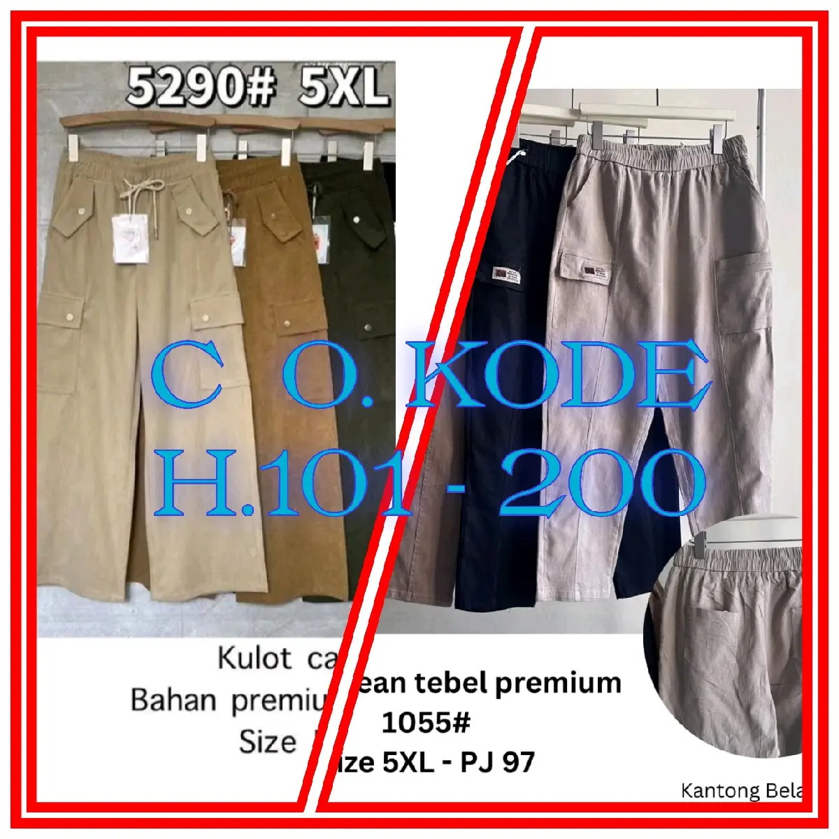 Rok Celana Korduroy Bawahan Wanita Premium Terbaru Kekinian casual teelaris