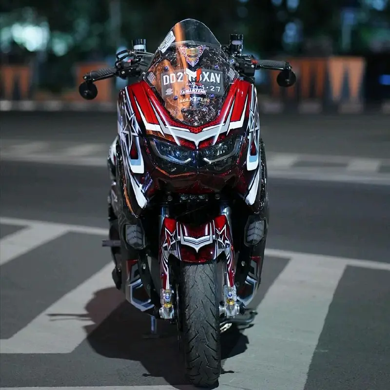 Decal Nmax New 2020 2021 2022 2023 Fullbody desain bintang keren Sticker fullbody Nmax  MH001 1