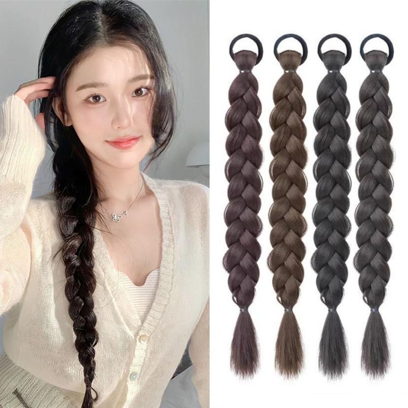 Aksesori Rambut, Ekor Kuda Jalinan Sintetik, Sambungan Rambu - TikTok ...