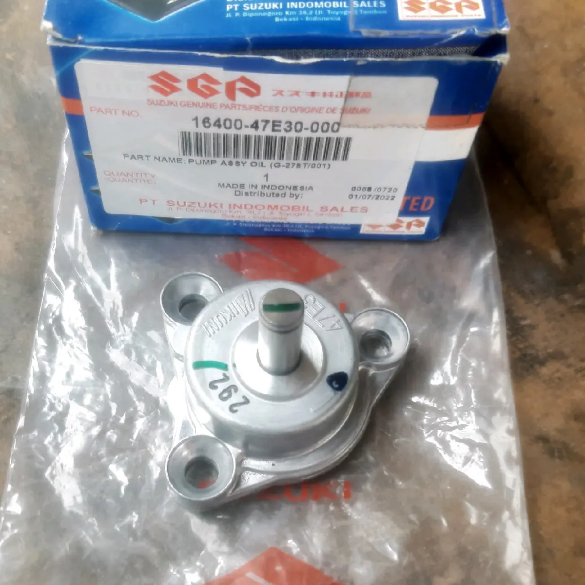 Pompa Oli Suzuki Satria Fu150 Karbu Original