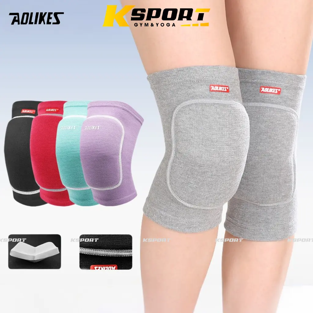 Bảo Vệ Đầu Gối , Băng Gối , Băng Có Đệm Đầu Gối Cao Cấp Aolikes 0210 Sport Phụ Kiện
