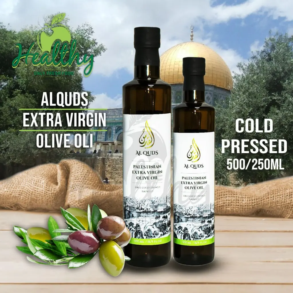 ALQUDS Exta Virgin Olive Oil | Minyak Zaiton Asli | Nautral | Semulajadi 500ml/250ml | Organic