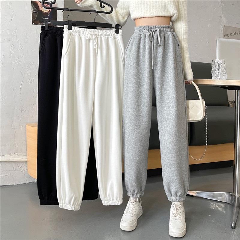 Celana Panjang Olahraga Wanita - Sweatpants Jogger Joger Pants Celana Training Sport Pants Jogging Gym Running 1