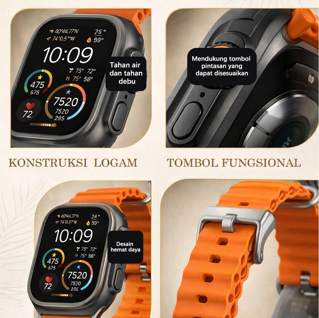 MARQ Diskon Idul Fitri 2026 Smart Watch Desain Minimalis Warna Putih Hitam Modis Elegan untuk Pria Wanita MARQ Diskon Idul Fitri 2026 Smart Watch Desain Minimalis Warna Putih Hitam Modis Elegan untuk Pria Wanita