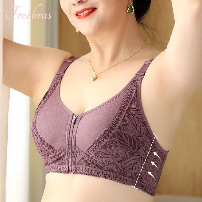 Wanita Tanpa Kawat Bra Sexy Sorex Pakain Dalam Push Up Bh Seamless Bra Seksi Kancing Depan Underwear Dewasa Lingeie Renda Lembut Pengaturan 1