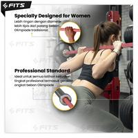Gambar FITS Woman Straight Bar Barbel 15Kg Gym Fitness Crossfit Weightlifting dari SFIDN FITS Shop Kota Tangerang Selatan 3 Tokopedia