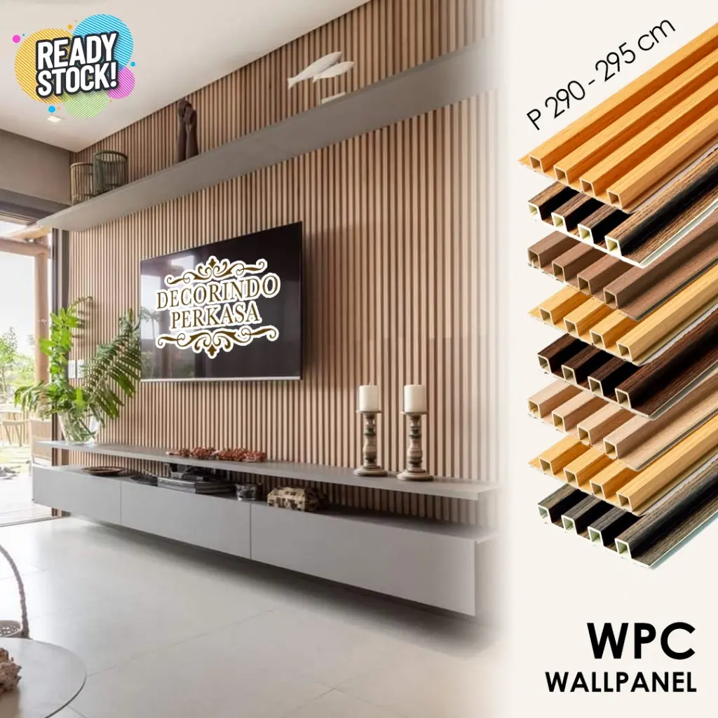 WPC Wood Panel 3 METER Wallpanel Kisi Kisi Dinding Kayu