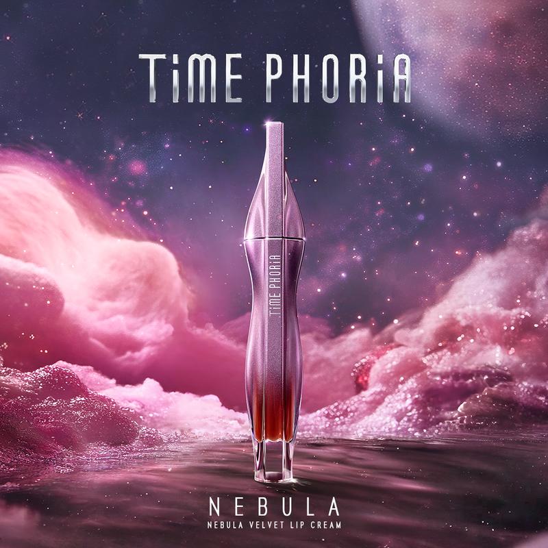 TIME PHORIA - Nebula Velvet Lip Cream 4ML | Son kem nhung cao cấp | Làm mờ đường viền và rãnh môi | Lâu trôi suốt 12h