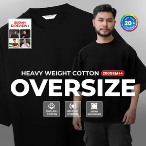 MYBASIC - 200 Gsm+ Oversized T-Shirt Heavy Cotton 24s With Premium Oversize Cut