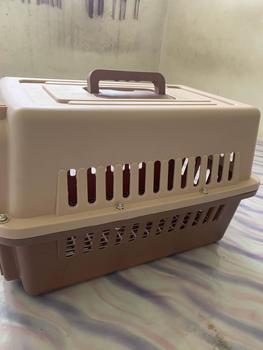 Product Review of ✈️Ready Stock✈️ Pet Cat Airline CARRIER Breathable Dog Outdoor Box Airline Approved Cat Bag Pet Travel Box Travel Kennel from a**u 1