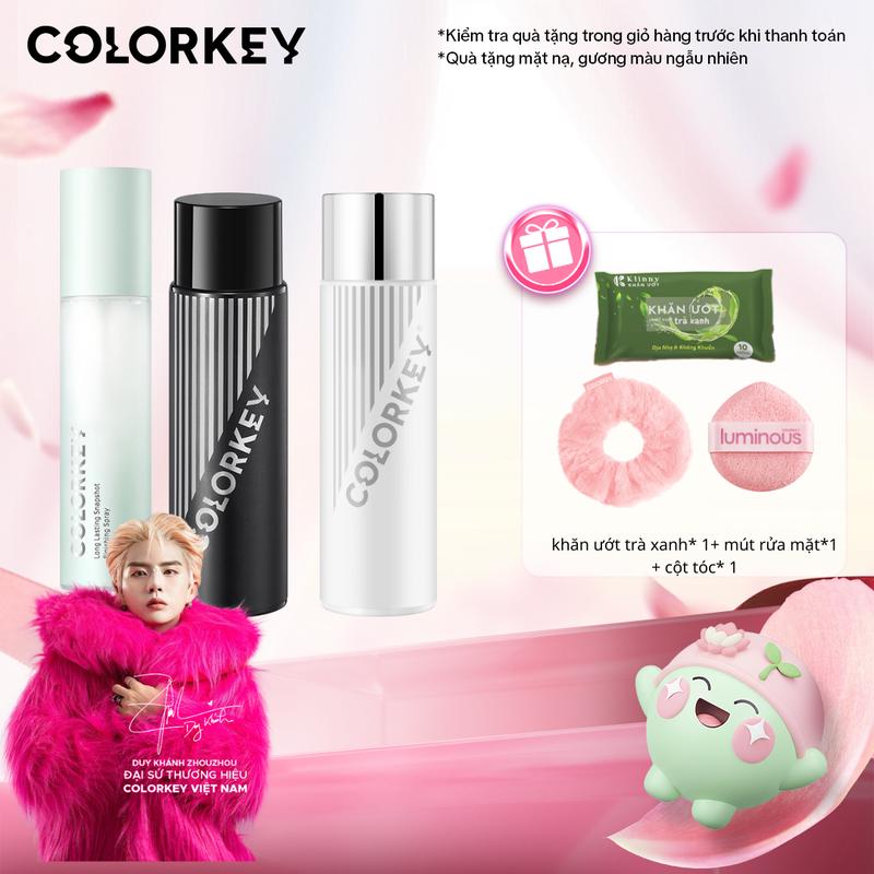 EX-KOL Xịt Khóa Nền COLORKEY Tia Sương Mềm Mại Giúp Khóa Chặt Lớp Trang Điểm 100ml chai