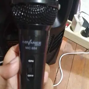 【COD】Advance MIC-884 Mic Kabel Jack Mic 6.5mm Panjang Kabel 2.9 Garansi Resmi 1 Tahun Colokan Hitam Microphone  Plastik  Mikrofon  Mik