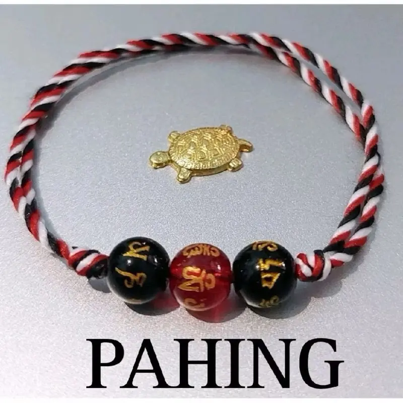 KLIWON Gelang Tridatu Tiga Kristal Aura Rejeki dengan Free Kura Kura Rejeki untuk Keberuntungan dan Kesejahteraan KLIWON Gelang Tridatu Tiga Kristal Aura Rejeki dengan Free Kura Kura Rejeki untuk Keberuntungan dan Kesejahteraan