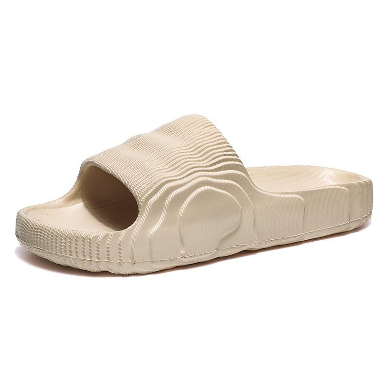 Sandal Slip-On Dewasa dan Anak Adilette Loreng Polos Terbaru Kekinian Trendy Modis 2