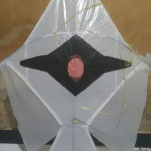 layangan motif ikan mata merah.siap terbang