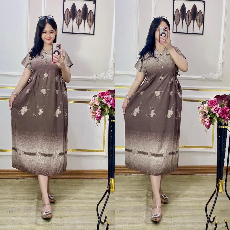 Daster Chibi Pendek Wanita Harian Santai Rayon Premium Gread A Busui Bumil Resleting Depan Standart Ld 110 Daster Dress Pendek Bali Motif Love Terbaru Kekinian 3