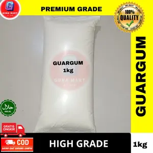 Guar Gum 1 kg 500 gr /50 gr/India Premium / Guar Gums Food Grade / Barrel O Slime