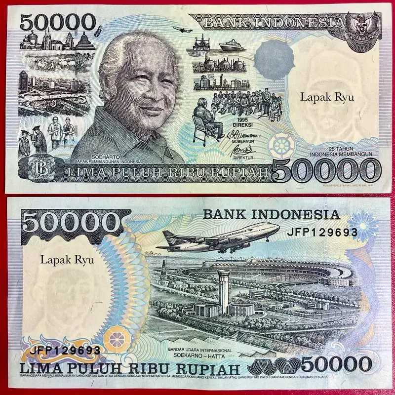 Koleksi Kuno 50 Ribu Soeharto 1995