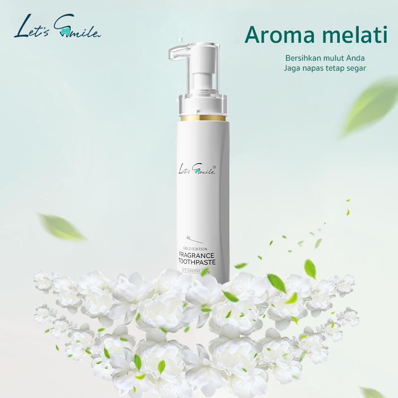 Let’s Smile Whitening Pasta Gigi 150g – Removes Yellow Stains, Freshens Breath, Protects Gums, Safe & BPOM Certified