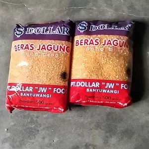 2 pcs / 1 kg beras jagung dollar super - beras jagung murni - beras jagung dollar kemasan 500 gram