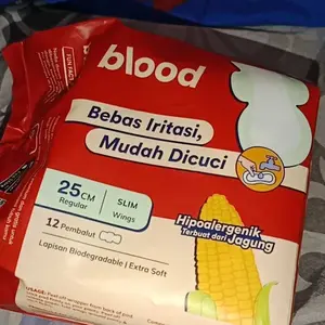 Blood Corn Pads - Pembalut Dari Jagung - Mudah Dicuci | Washable Pads - Bebas Gatal & Iritasi | 25cm, 29cm, 33cm, & 41cm