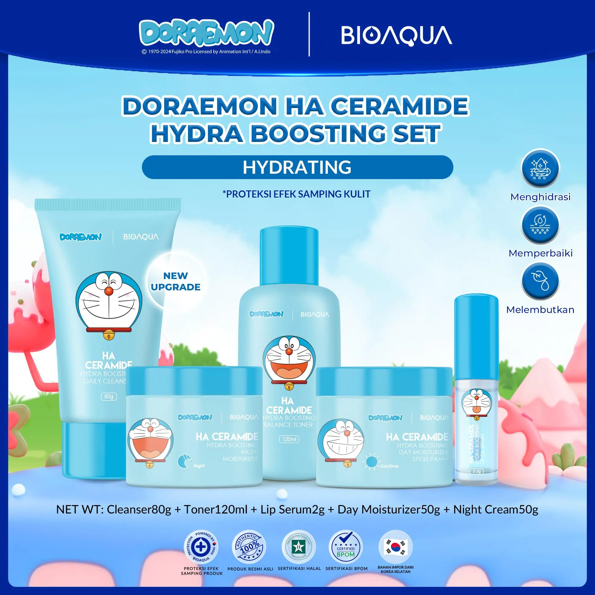 HA Ceramide Hydra Boosting 5in1 Set(DORAEMON)